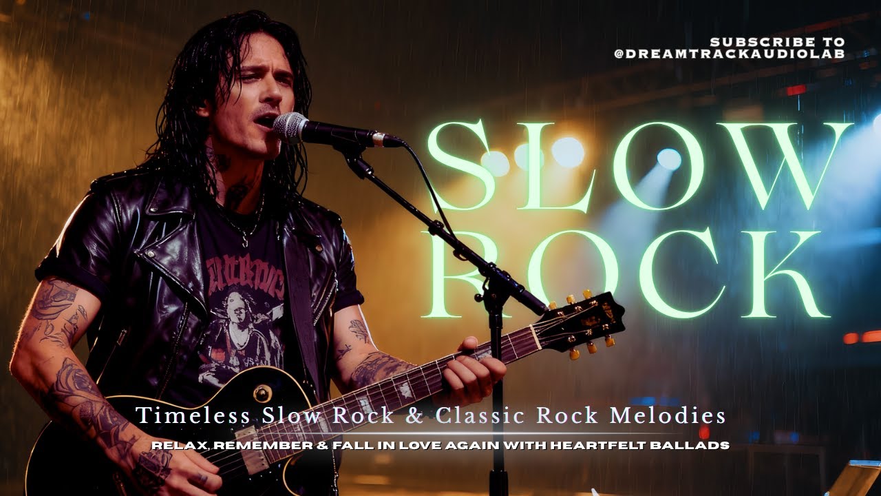 🎶 Slow Rock Ballads &mdash; Moody romantic classic rock for chill drives, work focus, tears and relaxing