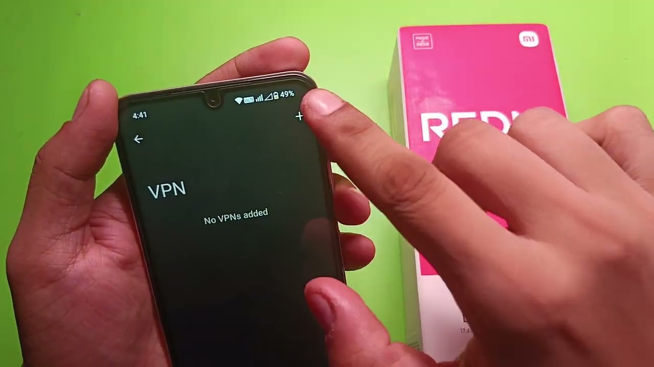 Redmi A5: как включить VPN