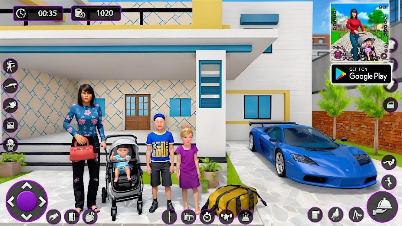 Single Mom Sim Mother - Android Gameplay 