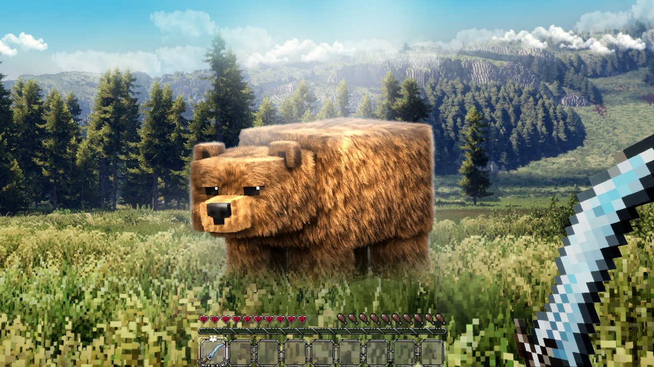 100 Days in Real Life Minecraft