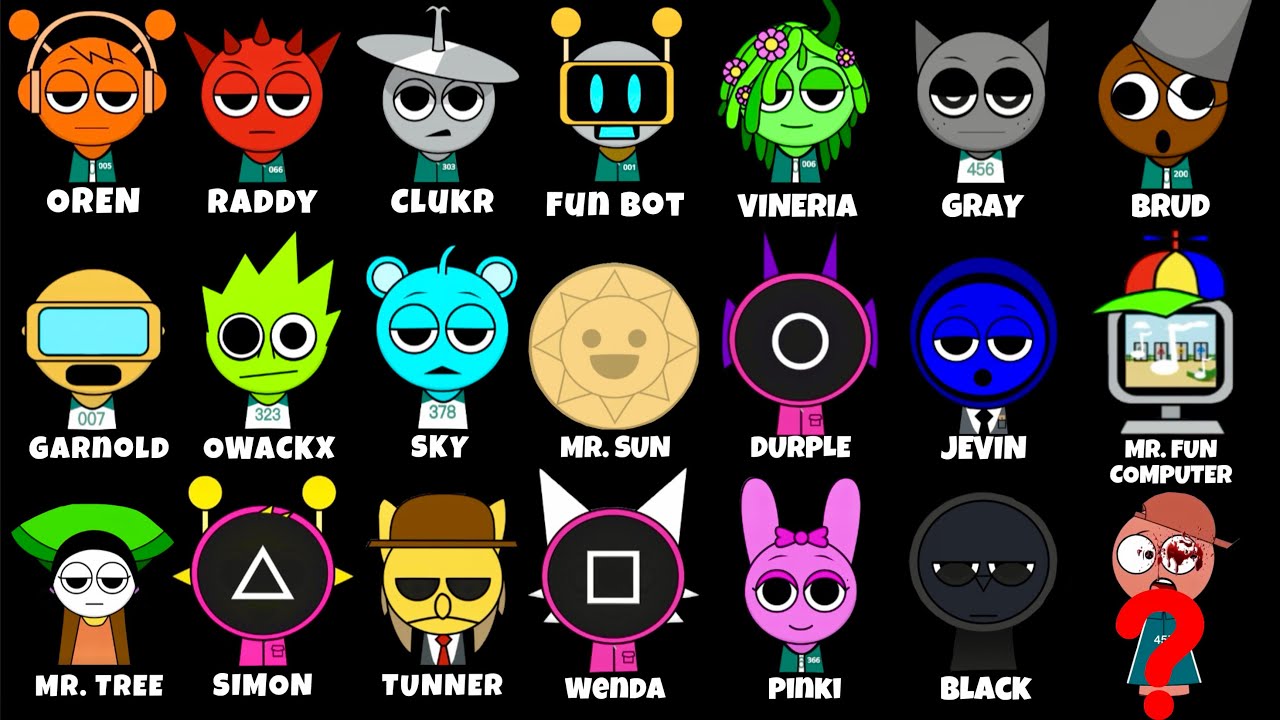 Все игры Incredibox Sprunki But Squid за 8 минут