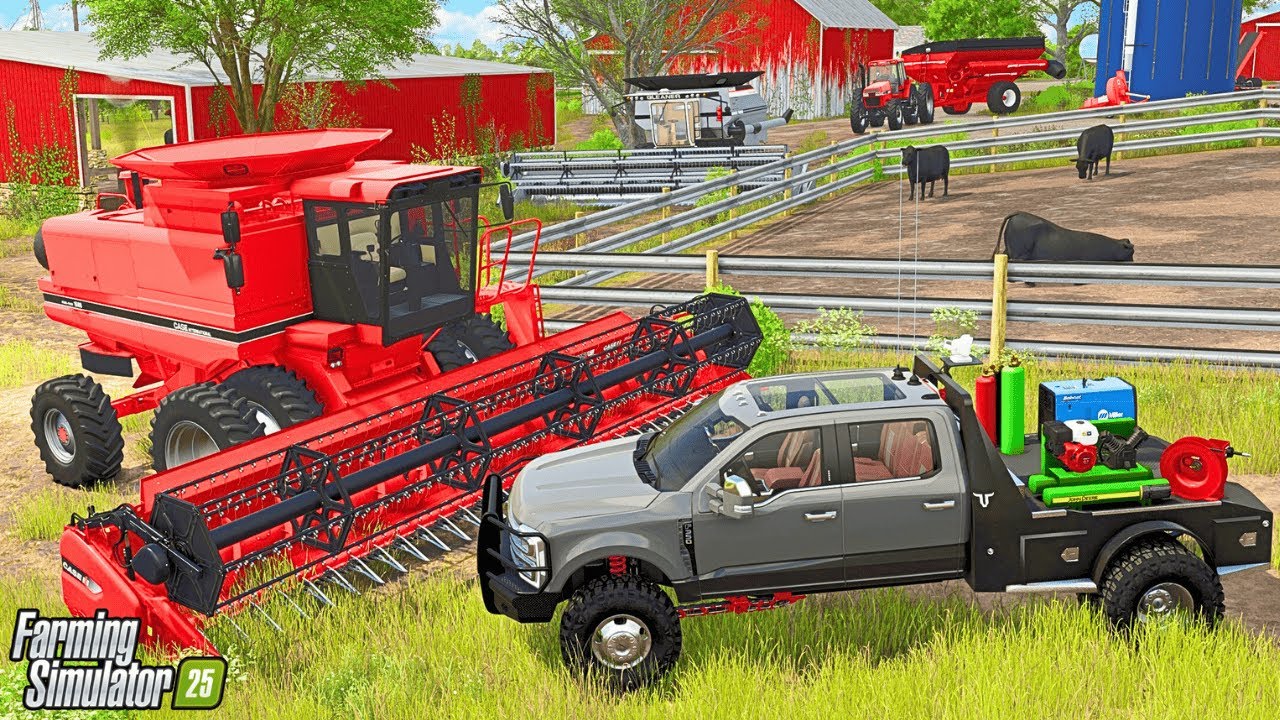 We used TWO COMBINES for a RECORD YIELD | Farming Simulator 25