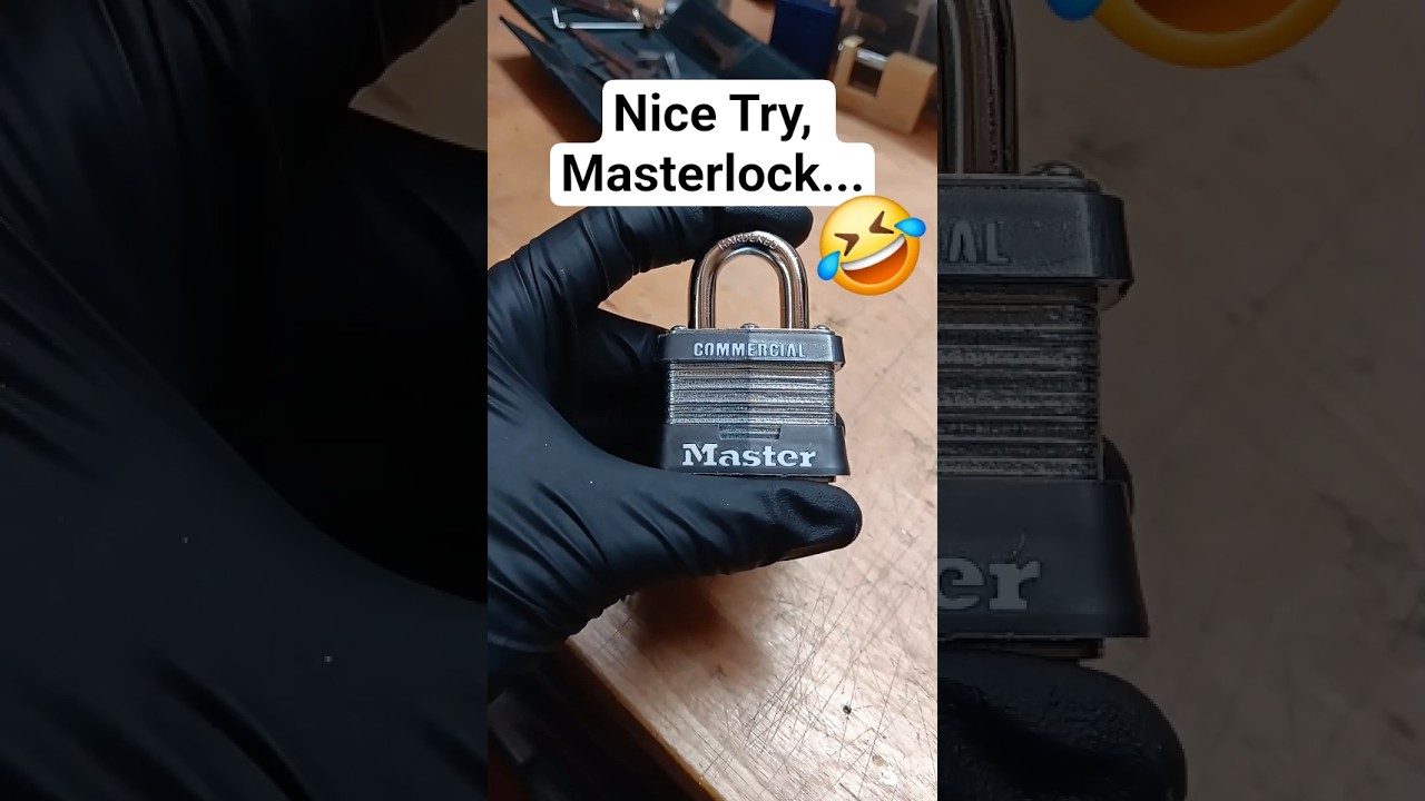 Masterlock Commercial - Picked #masterlock #lockpicking #locksport