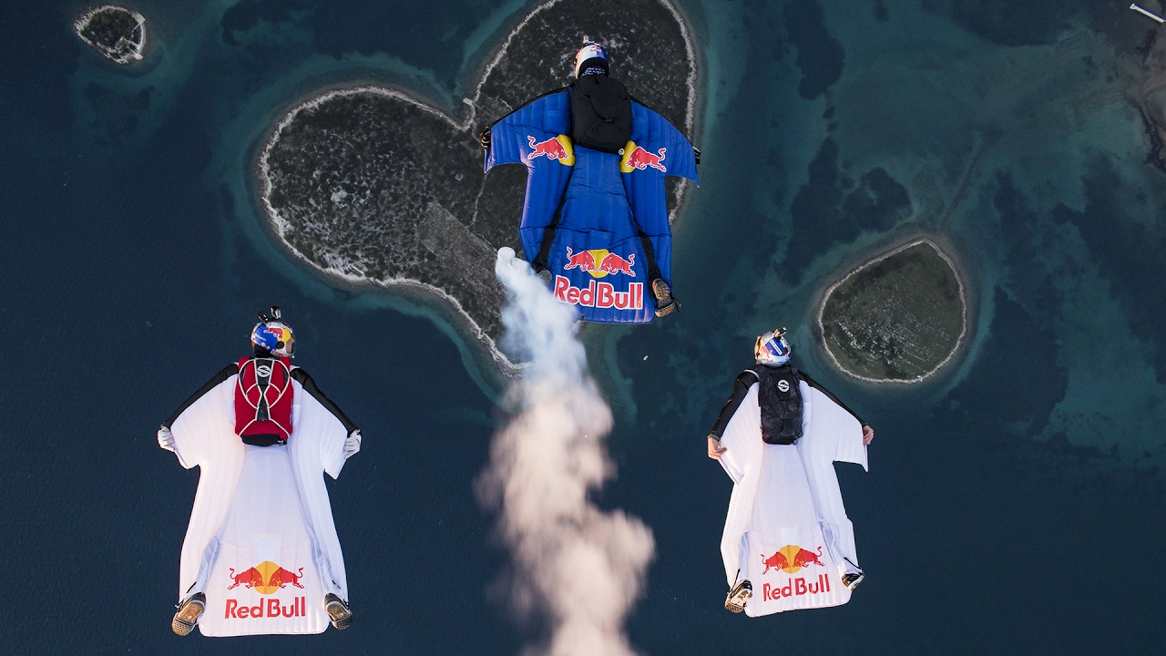 Wingsuit Flying Over the Heart of Croatia