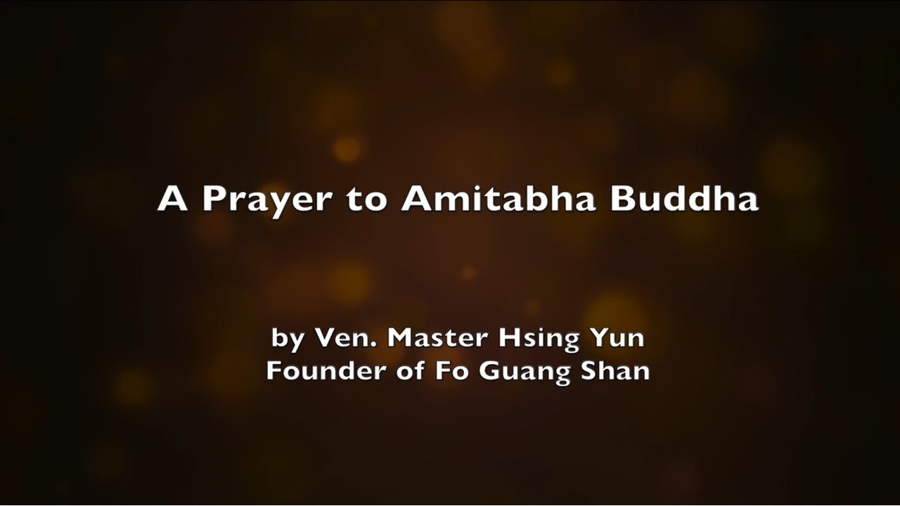 A Prayer to Amitabha Buddha