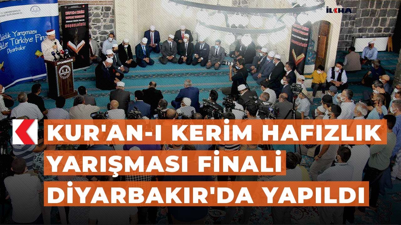 Kur'an-ı Kerim Hafızlık Yarışması finali Diyarbakır'da yapıldı
