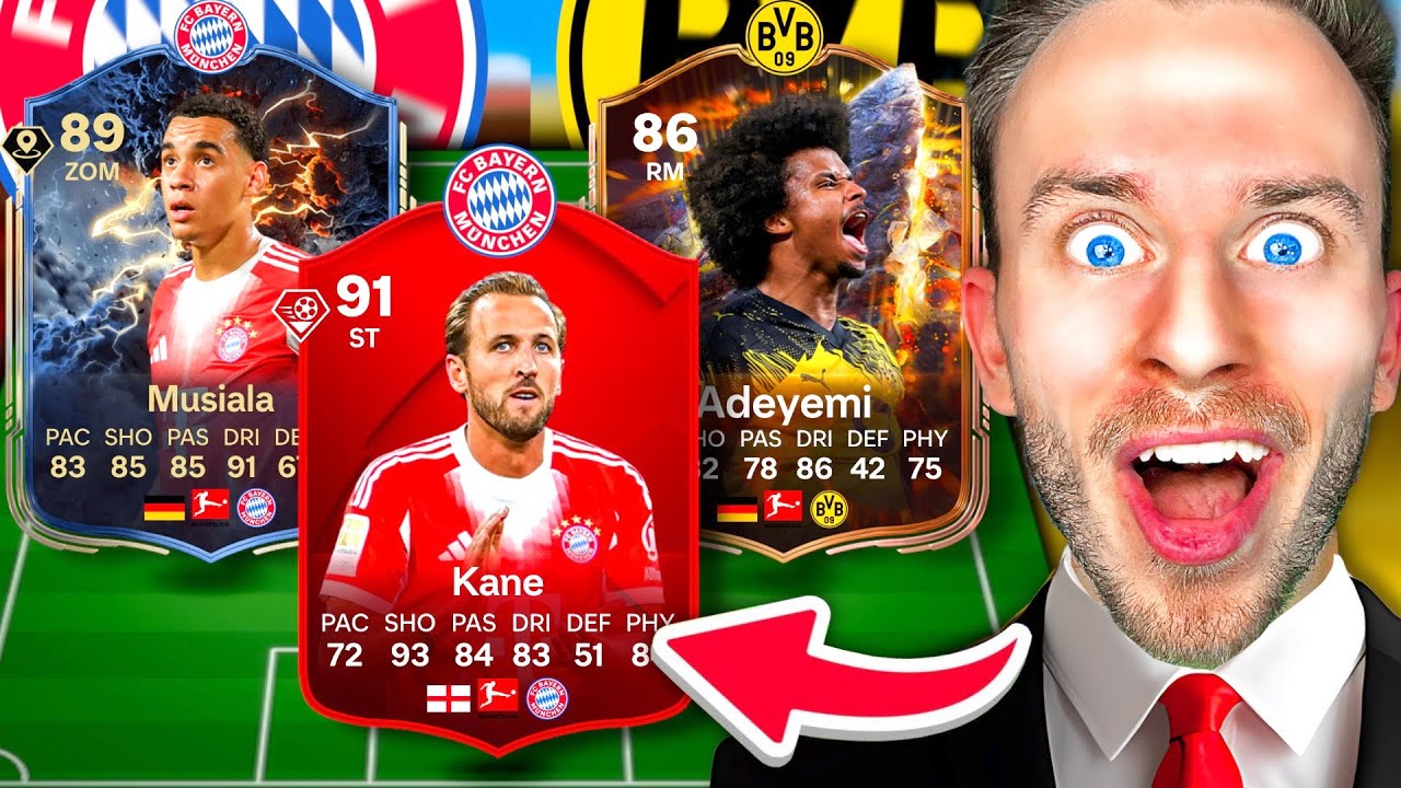Ich habe das BESTE BAYERN & DORTMUND TEAM gebaut! 👀🔴🟡