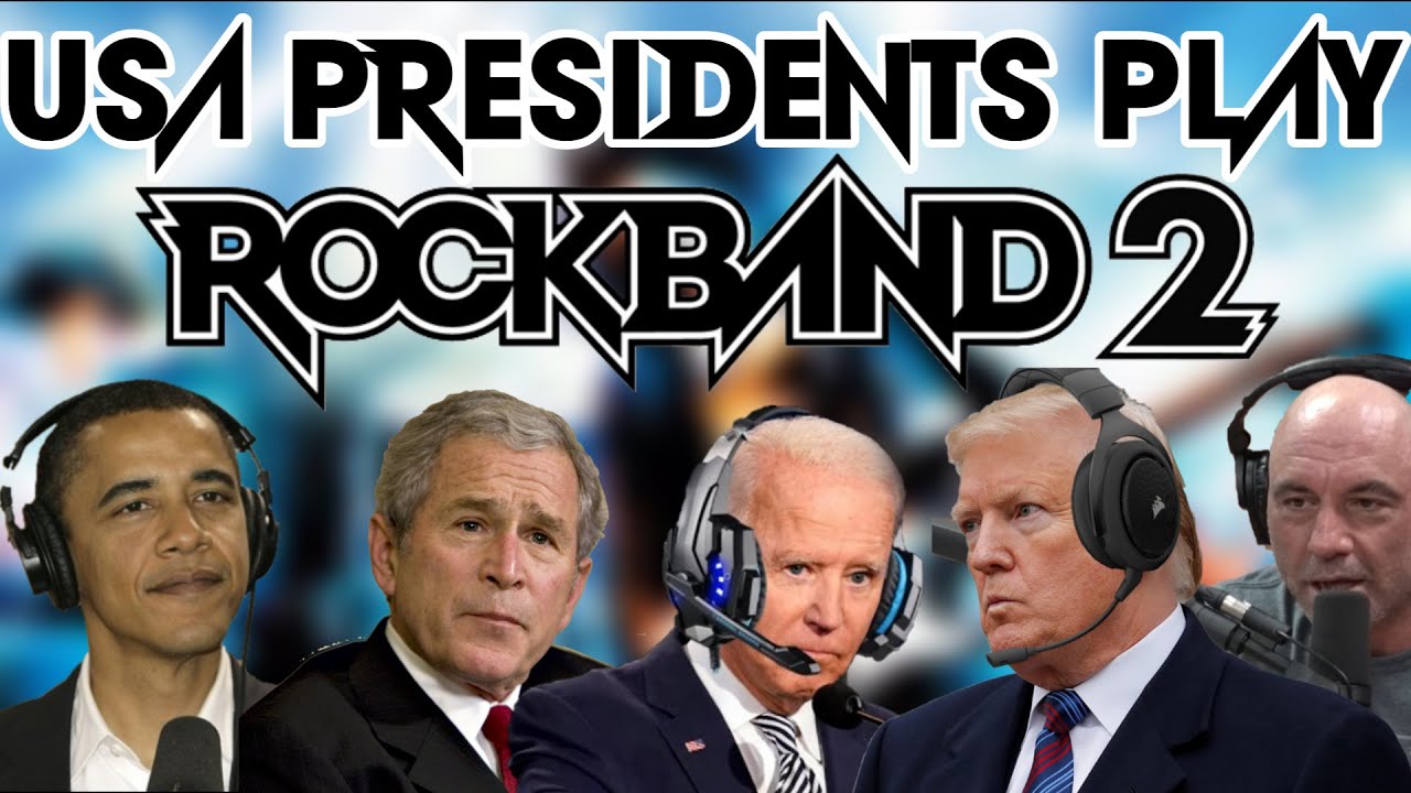 USA Presidents Play Rock Band 2 part 3