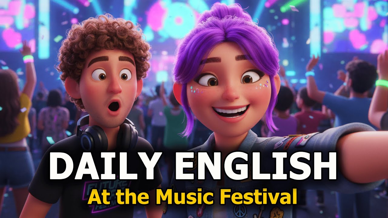 How to understand English slang at a music festival | Real life phrases