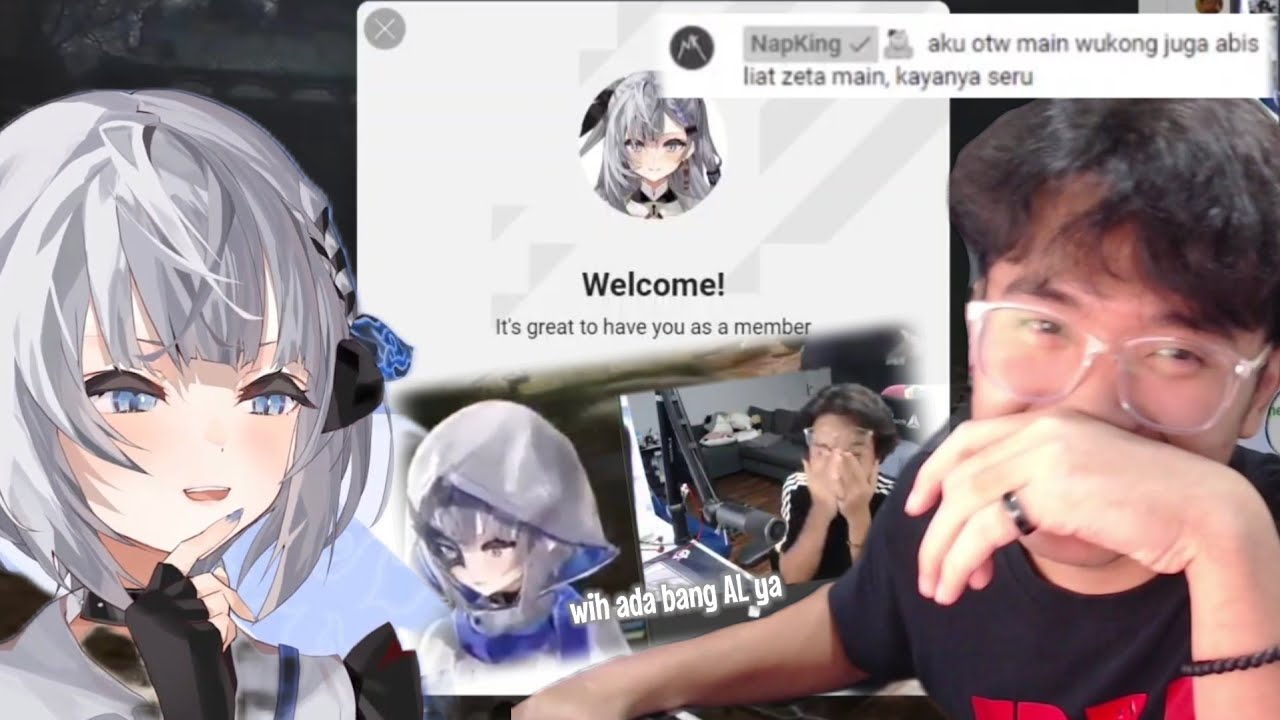 Bang AL join member zeta di notice dan di ajakin main wukong auto skizo dah |【Naplive x zeta CLIP】