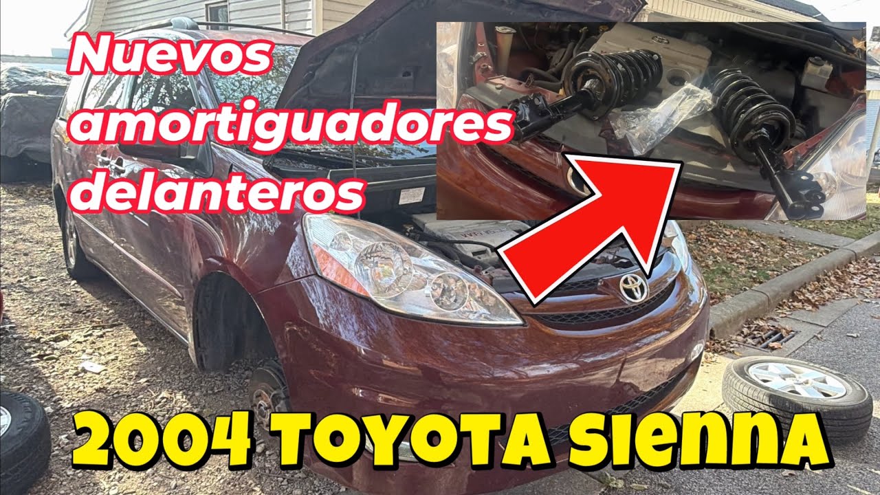 Nuevos amortiguadores delanteros 2004 TOYOTA siena