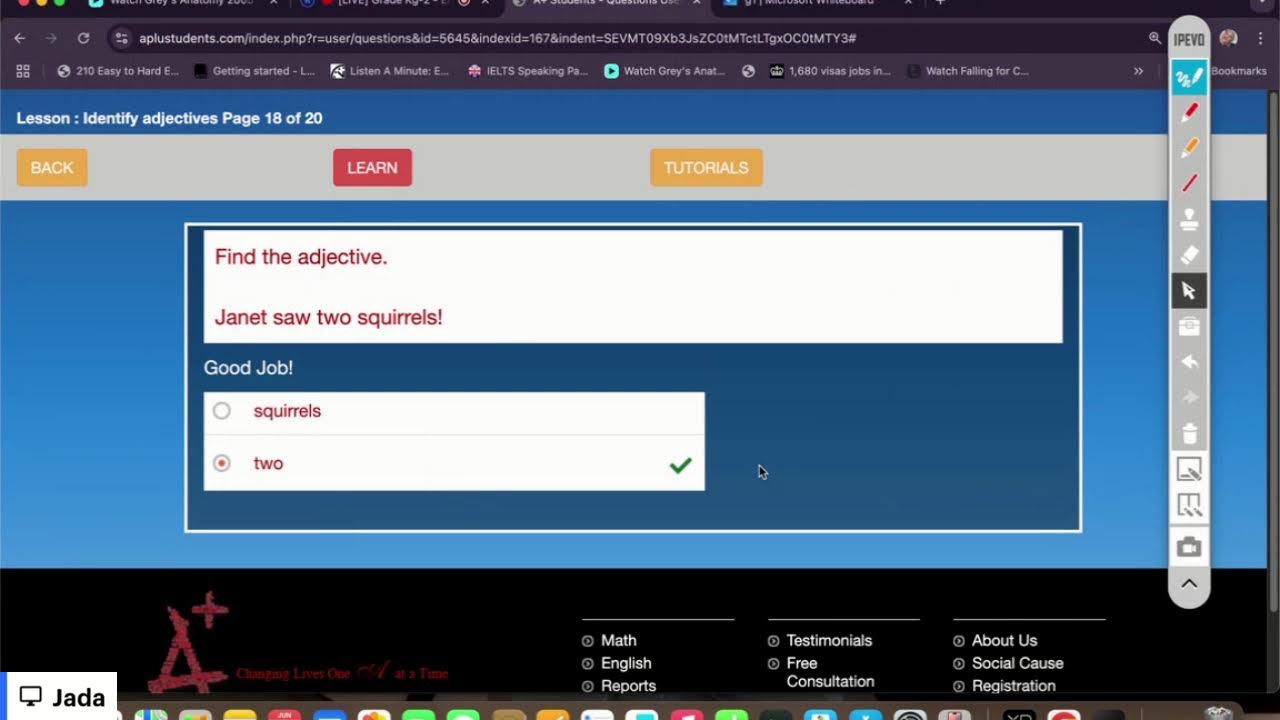 Grade Kg-2 - English: Adjectives