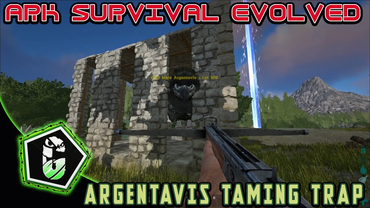 🐦 Ark Survival Evovled - How To Build A Argentavis Taming Trap 🖕
