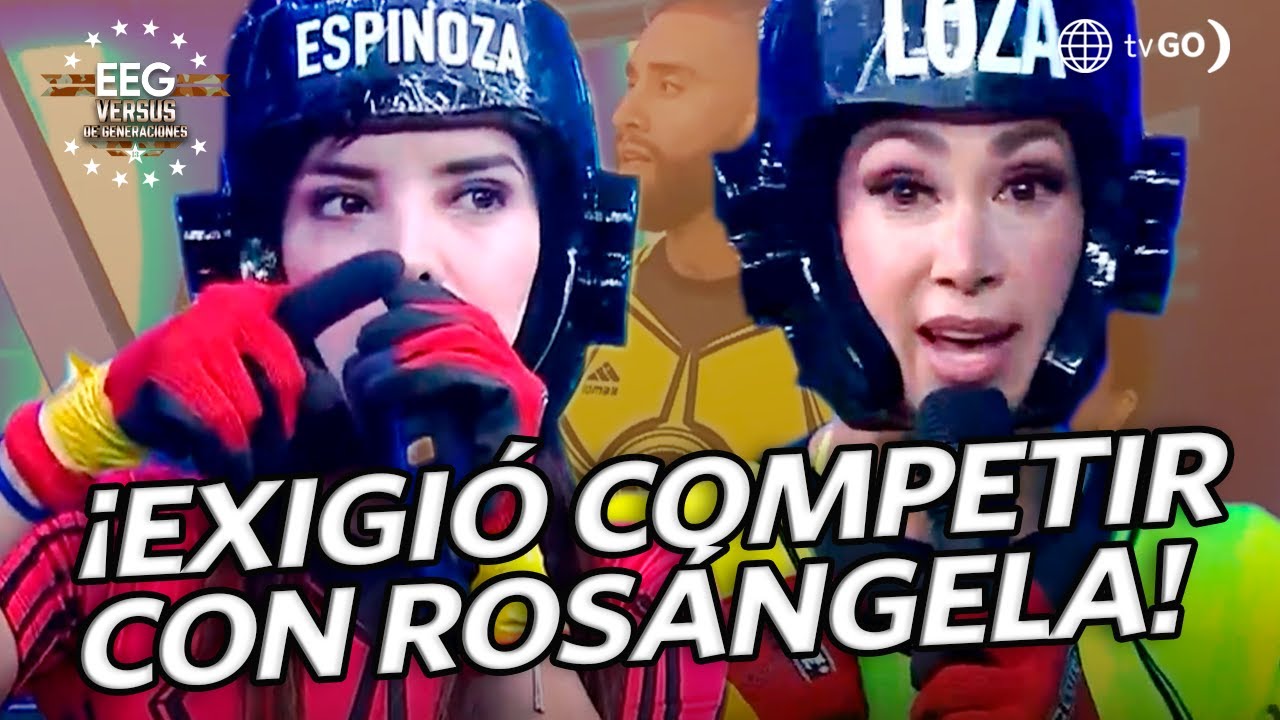 EEG Versus de Generaciones: Melissa Loza exigió competir con Rosángela