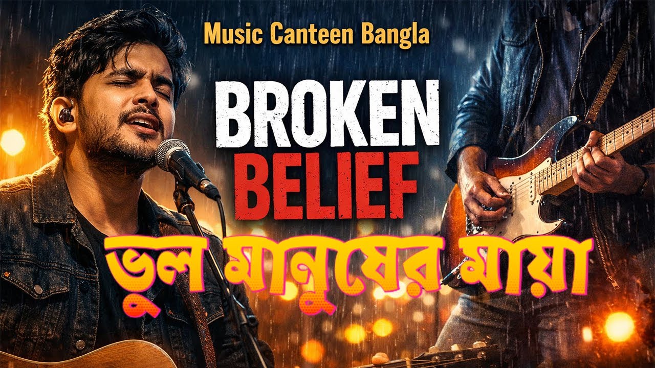 Broken Belief | Bengali Indie Rock Song | Emotional Rock Ballad | Music Canteen Bangla 2026