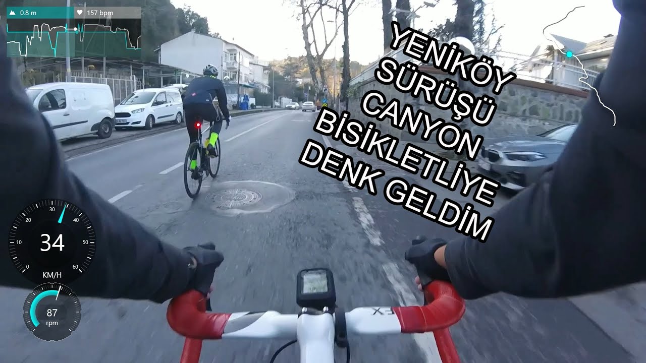 YENİKÖY SÜRÜŞÜ CANYON BİSİKLETLİYE DENK GELDİM