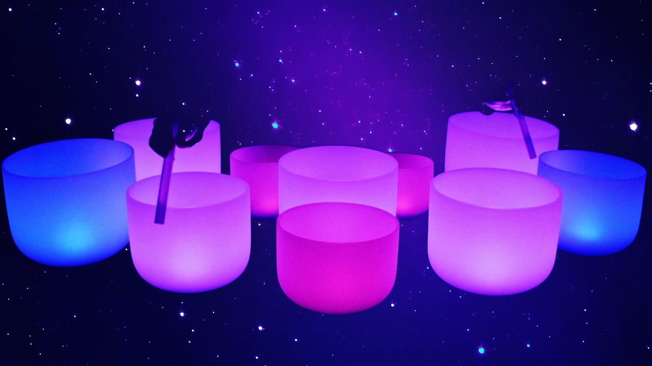 Crystal Bowls Healing Sounds For 7 Chakra Alignment - 432Hz Soundbath