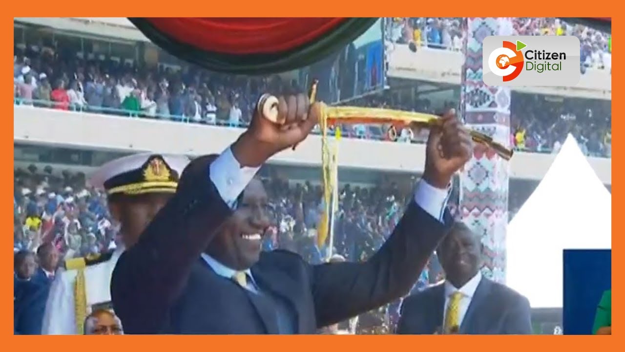President Uhuru Kenyatta hands over instruments of power to new President William Ruto