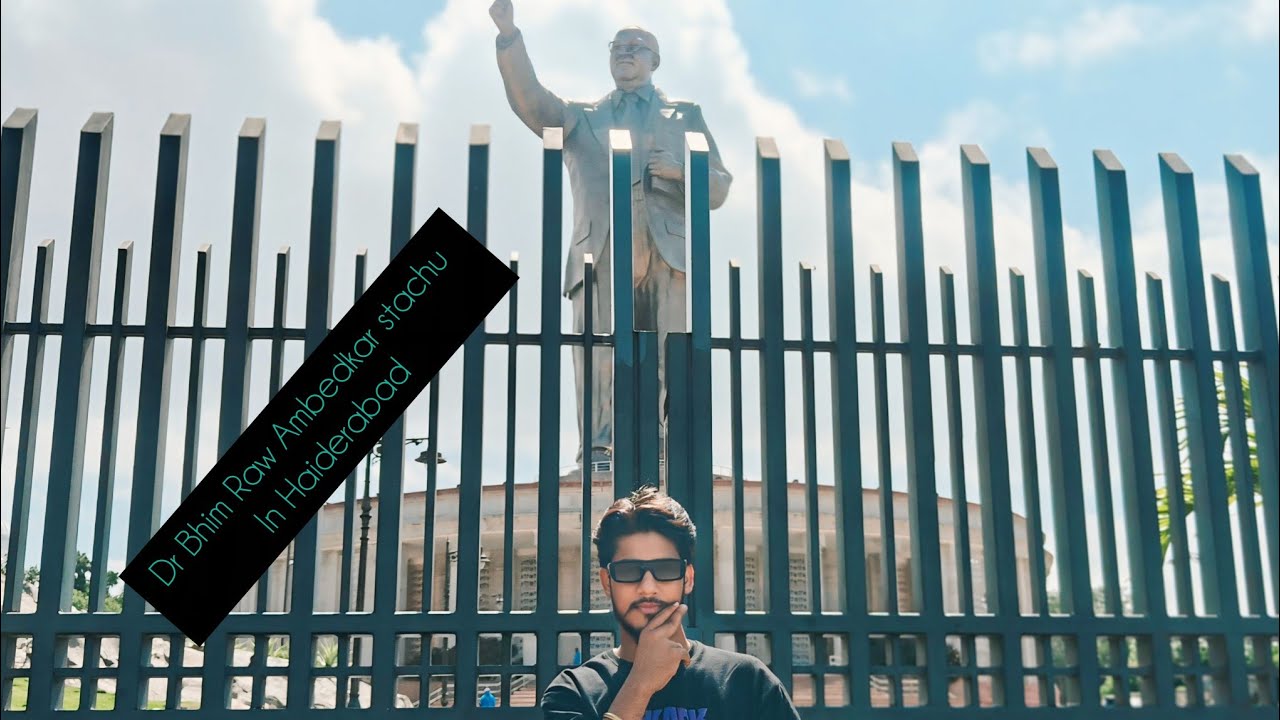 !! 💙डॉ भीम राव आंबेडकर स्टैच्यू हैदराबाद 💙!! 💙 Dr Bhim Raw Ambedkar stachu in Haiderabad!! 💙