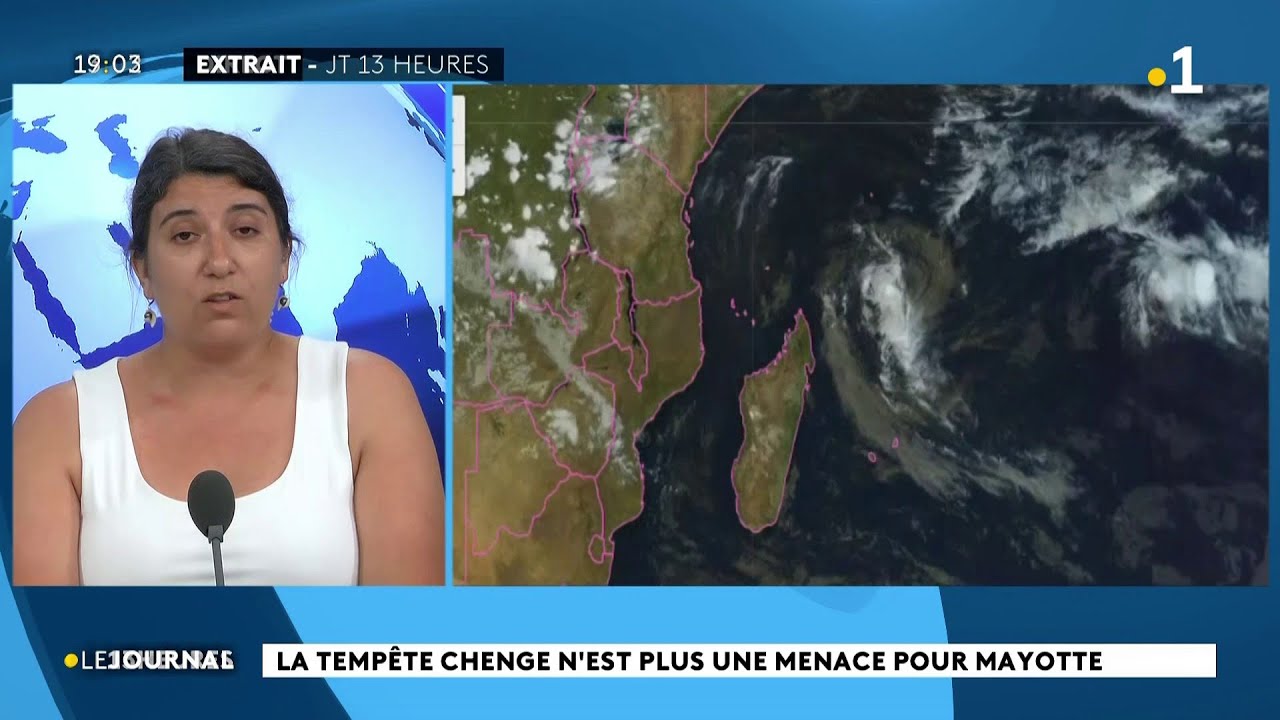 La temp&ecirc;te Chenge n'est plus une menace pour Mayotte