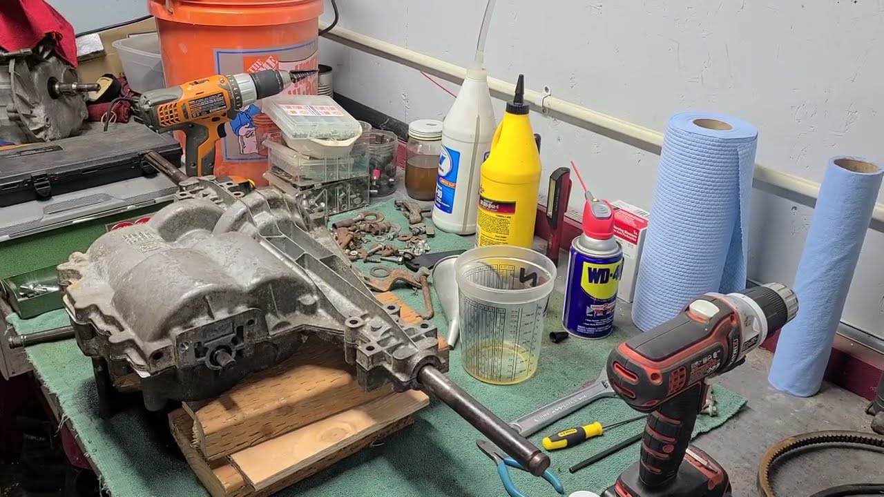 Murray Riding Lawnmower Brake and Transaxle Repair Part 1