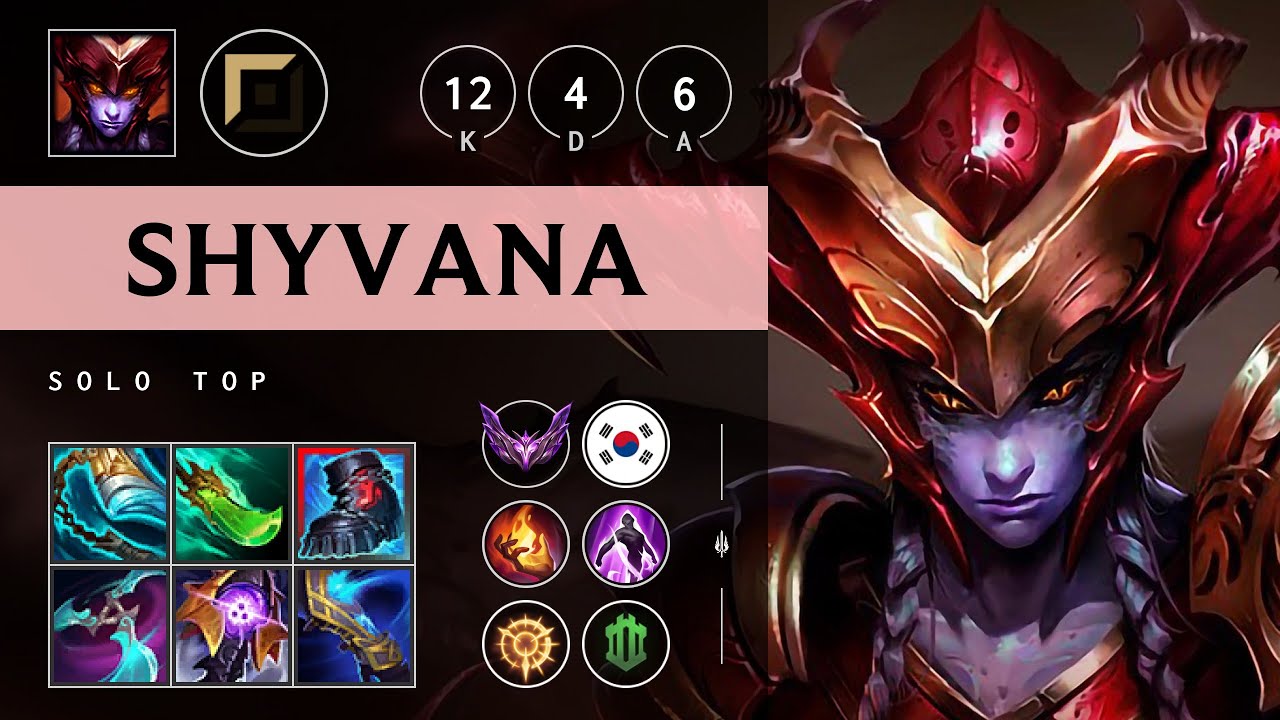 Shyvana Top vs Singed - KR Master Patch 25.10