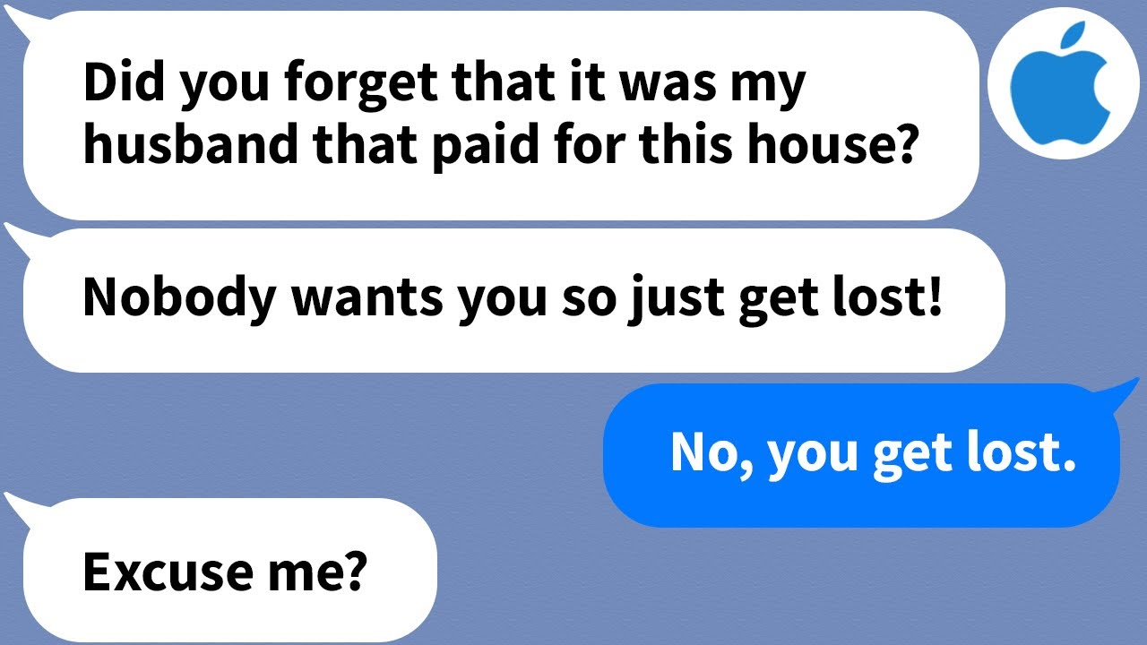 【Apple】After getting divorced, I tried to return home that my brother paid for, but his wife...