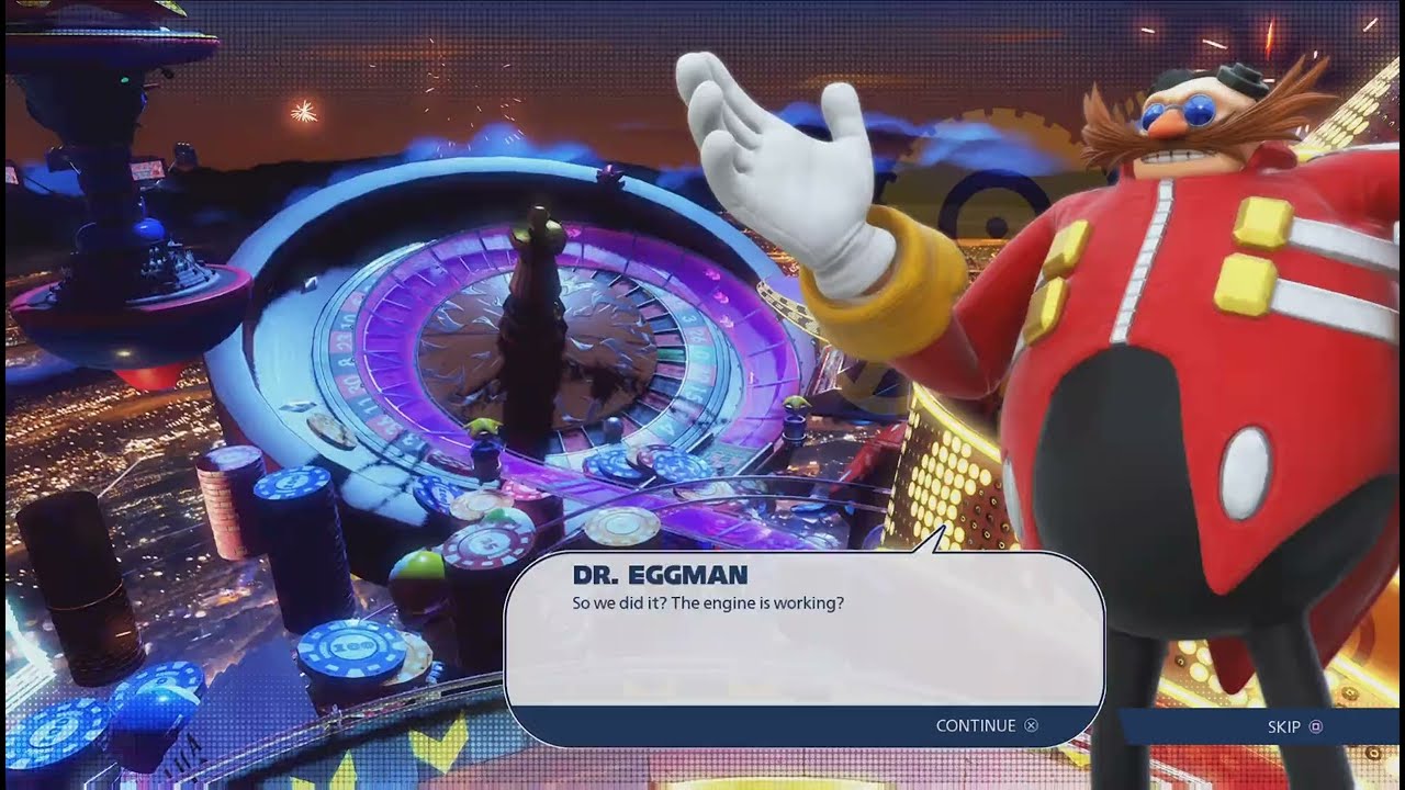 Eggman sucks as a boss : Team Sonic Racing