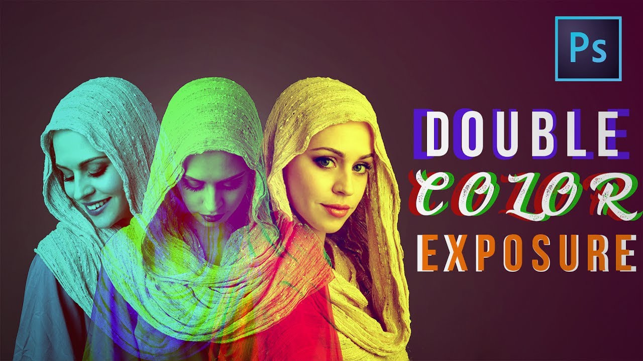 [Photoshop Tutorial] Double Color Exposure - Very Easy
