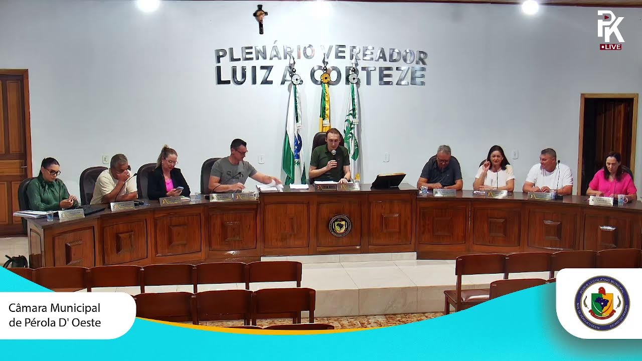 37ª Sessão Ordinária da Câmara Municipal de Vereadores de Pérola D'Oeste PR,15-12-25