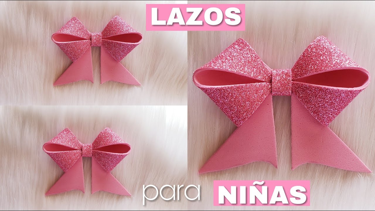 How to Make a Hair Bow 💜| Cómo hacer Moños |LAZOS| para el cabello.🎀🤗