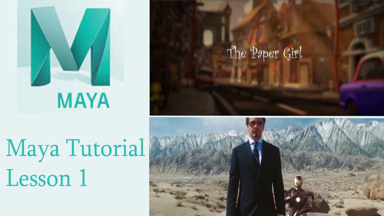 Maya 2018 Tutorial Lesson 01(For Beginners)
