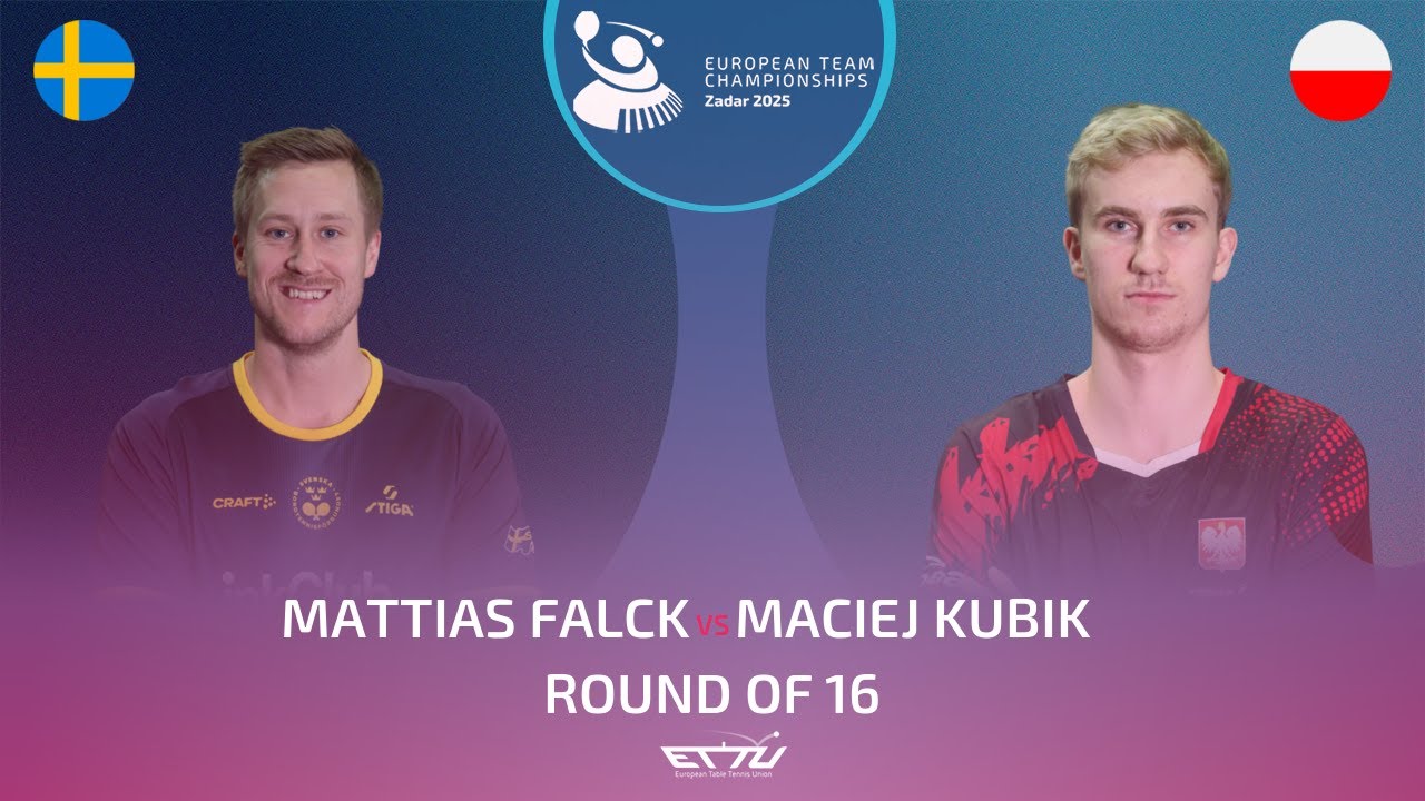 MATTIAS FALCK (SWE) vs MACIEJ KUBIK (POL) | European Championships - Round of 16 | Highlights