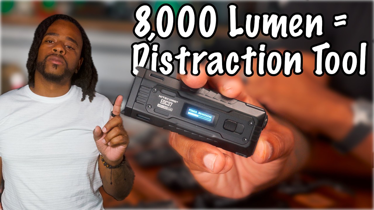 The Best Flashlight for Self Defense, Evasion, & EDC | Nitecore EDC37