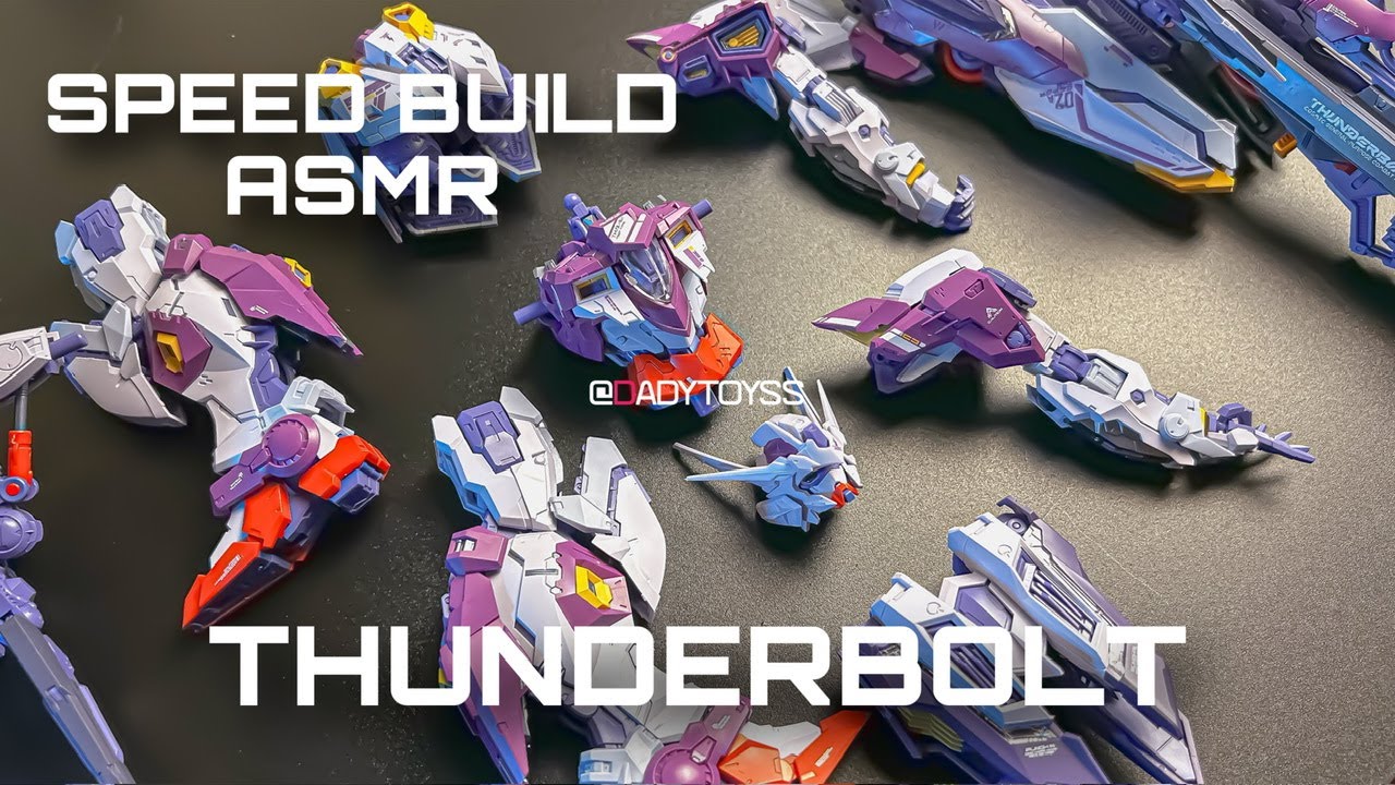 SPEED BUILD ASMR | IN ERA THUNDERBOLT  | MODELKIT | MECHAGUNDAM