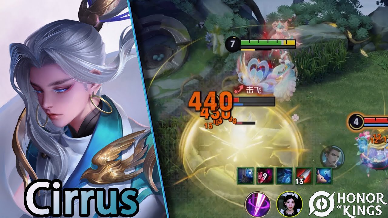 Honor of Kings （Cirrus）How to play Cirrus?｜Como jogar Cirrus？