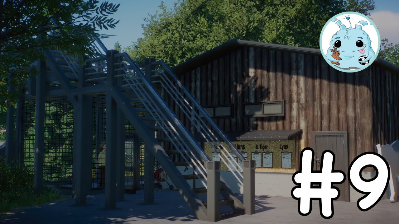 🏠 Building The Cougar Indoors and Staff Complex | Planet Zoo | P.A.W.S #9