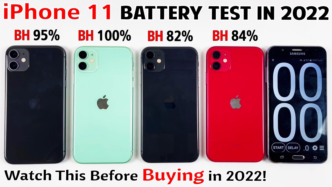 ТЕСТ НА РАЗРЯД БАТАРЕИ iPhone 11 2022: 100 единиц здоровья, 95 единиц здоровья, 84 единицы здоров...