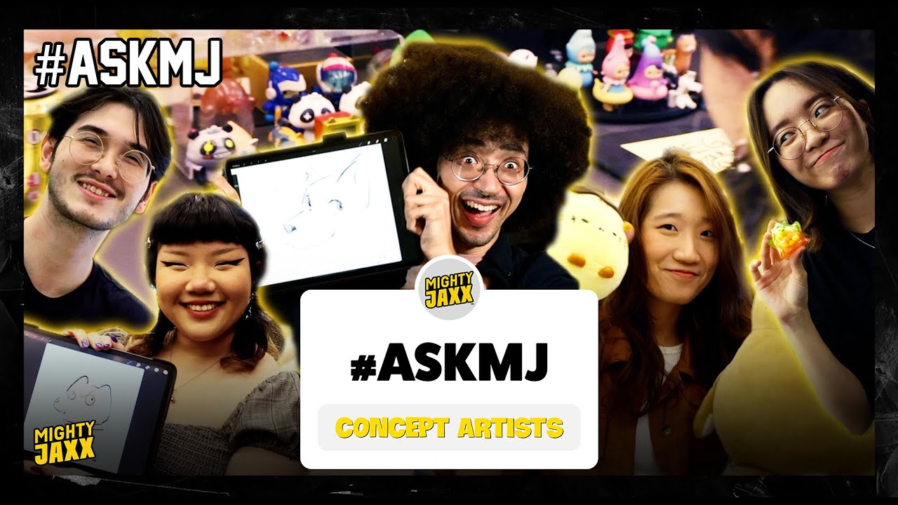 Your 10 Questions, Answered by our Concept Artists | Mighty Jaxx | #ASKMJ