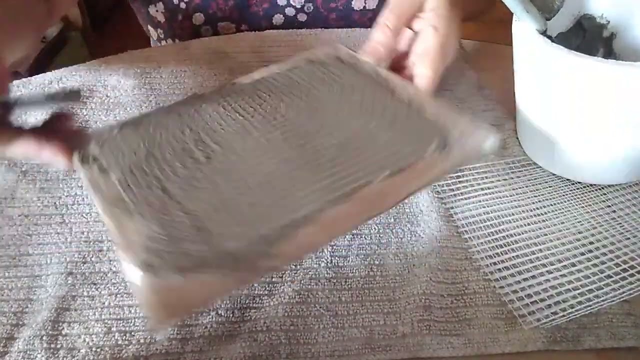 BASE ARTESANAL PARA MOSAICO. HECHO EN CASA
