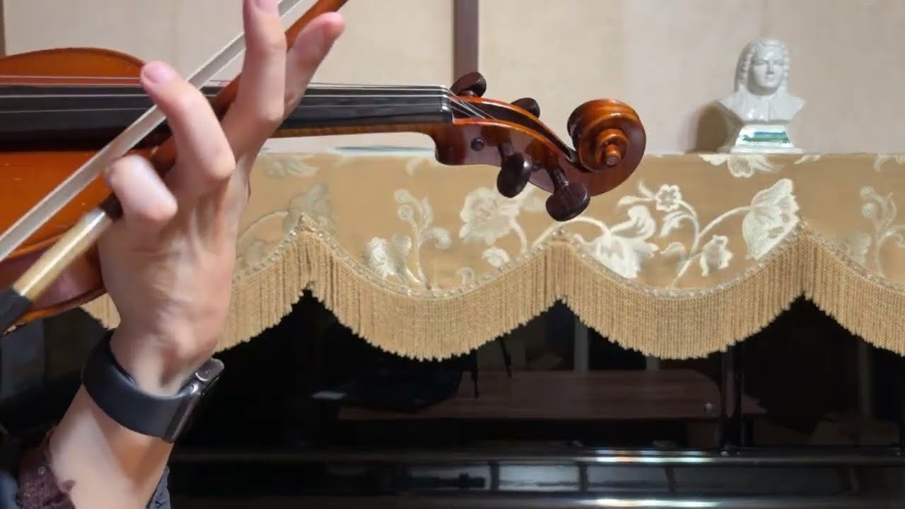 練琴：冬 第一樂章、Beriot op.87 no. 11, 12