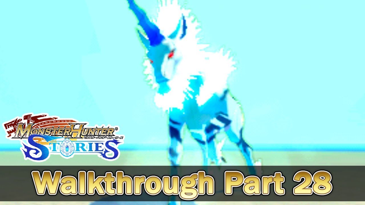Monster Hunter Stories Walkthrough Part 28: Kirin Boss Battle! (HQ) No Commentary