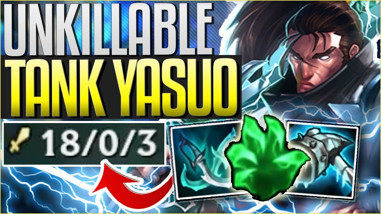 NEW RUNES MAKE TANK YASUO UNKILLABLE! NEW BROKEN BUILD - League of Legends