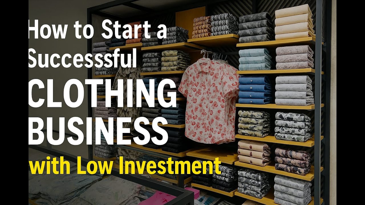 How to Start a Clothing Business with Low Investment (Beginner Friendly!)