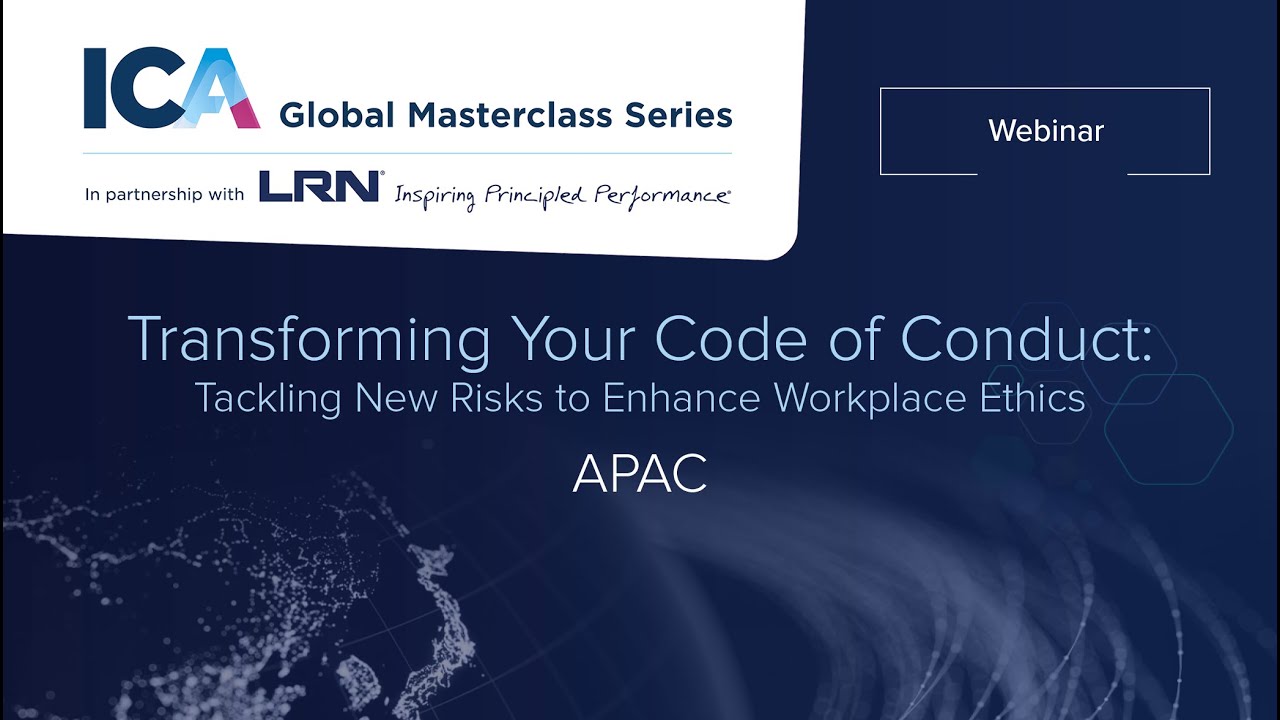 APAC - Transforming your code of conduct