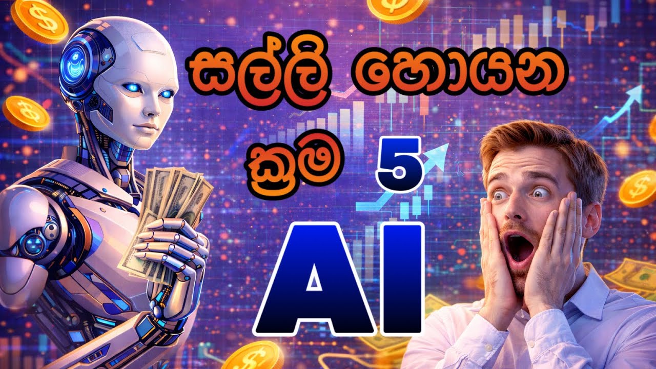 2026 | AI Money Making Ideas | 5 Ways | 2026 | Ai | මුදල් ඉපයීමේ අදහස් | ක්‍රම 5ක්
