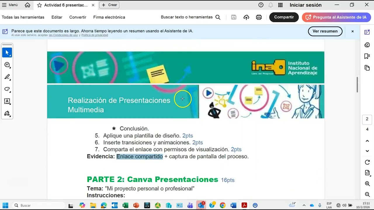 PARTE 1 GOOGLE SLIDE