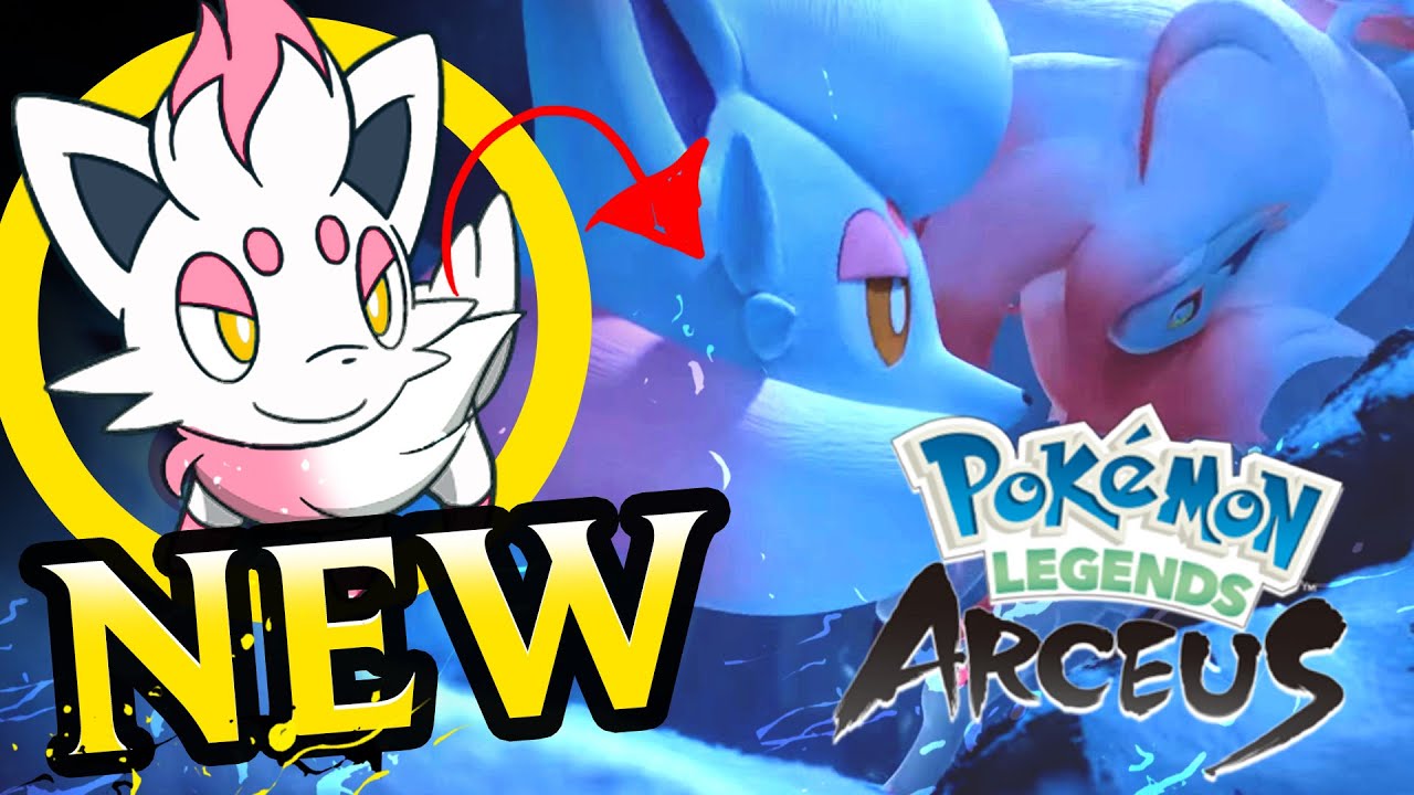 FINALLY! NEW GHOST + NORMAL TYPING! HISUIAN ZORUA & ZOROARK CONFIRMED! Pokemon Legends: Arceus