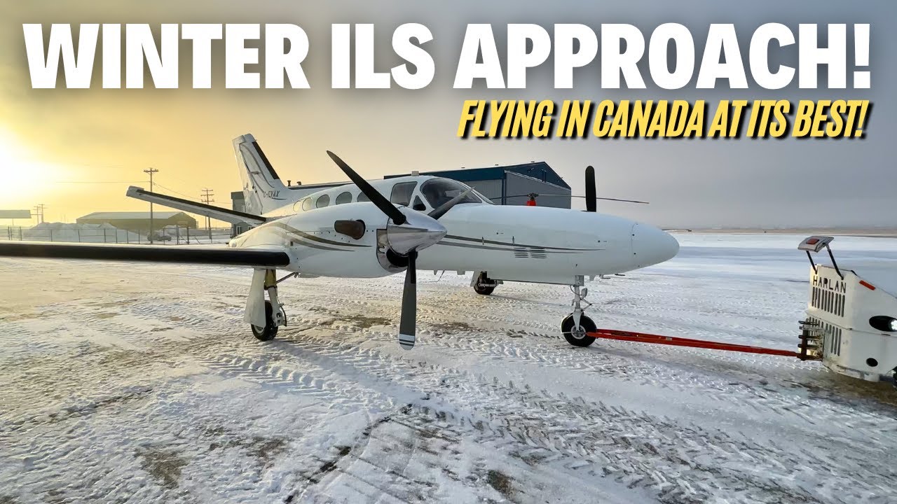 ILS Approach... Canadian Style! | Full IFR Approach and Landing Pilot Vlog