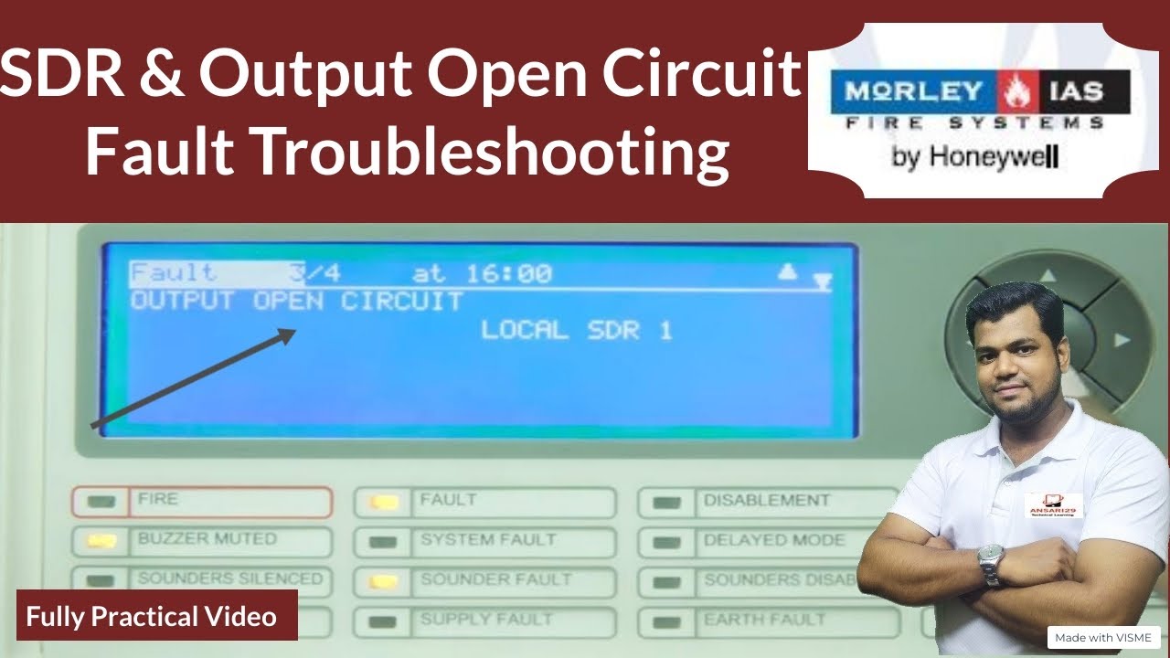 Sounder & Output Open Circuit Fault in Morley IAS DX Connexion Panel | Fully Practical | By Ansari29